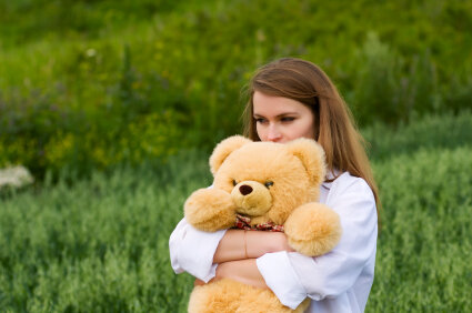 young-woman-with-teddy-bear