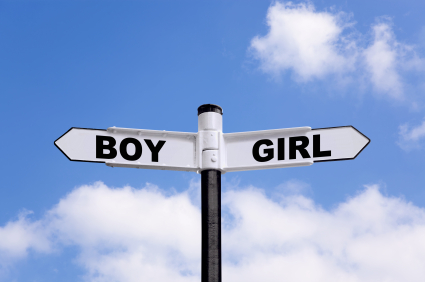 Boy Girl signpost